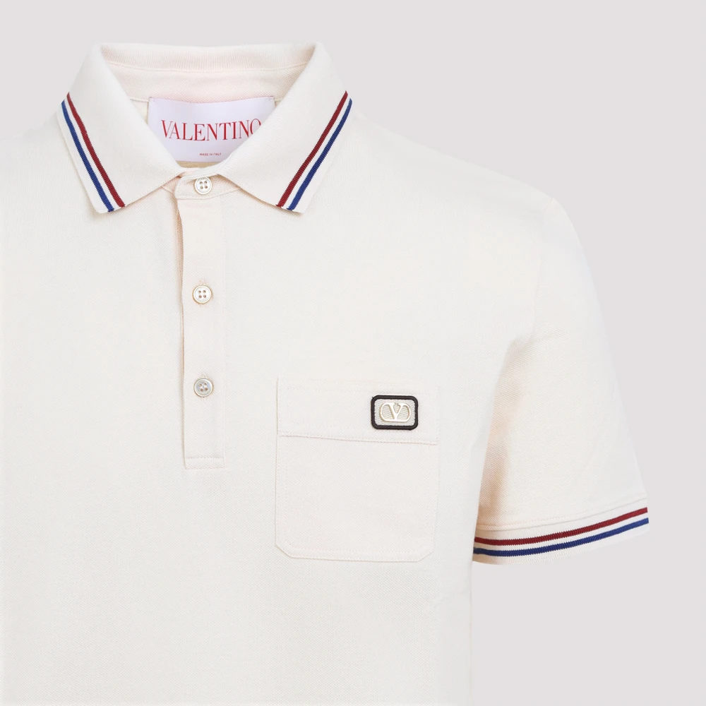 Valentino Neutrale T-shirt voor mannen Beige Heren