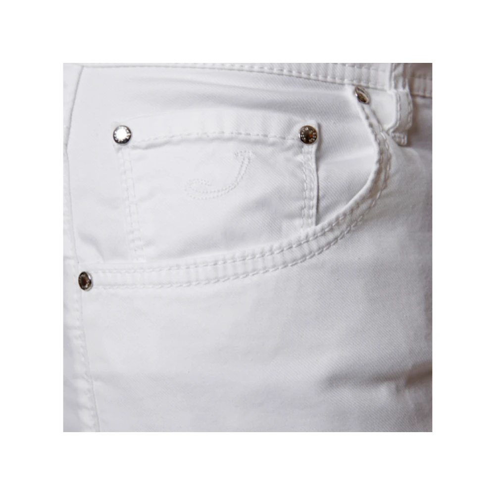 Jacob Cohën Witte Bermuda Shorts White Heren