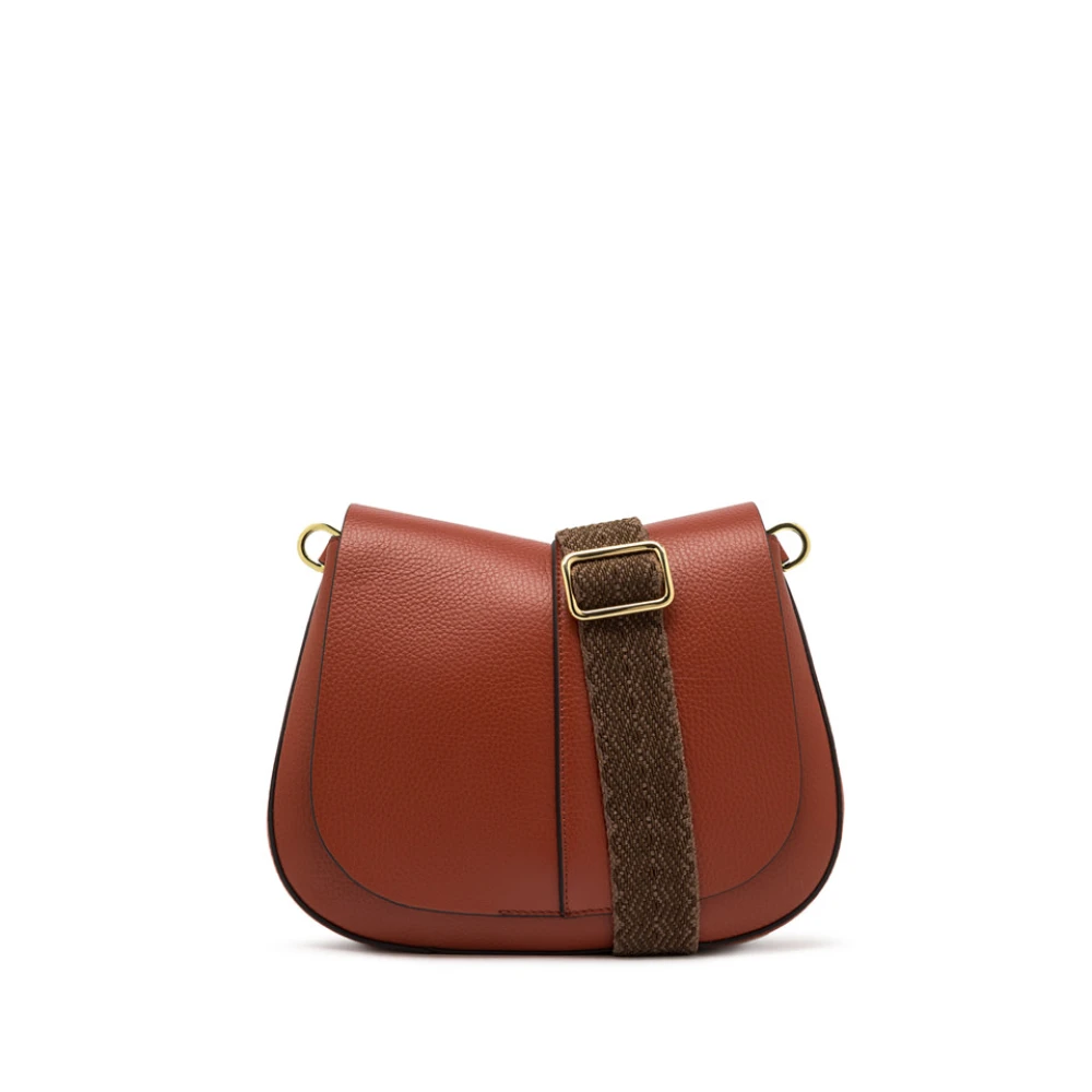 Gianni Chiarini Women's Brown Cross Body Bags, One Size, Helena Round