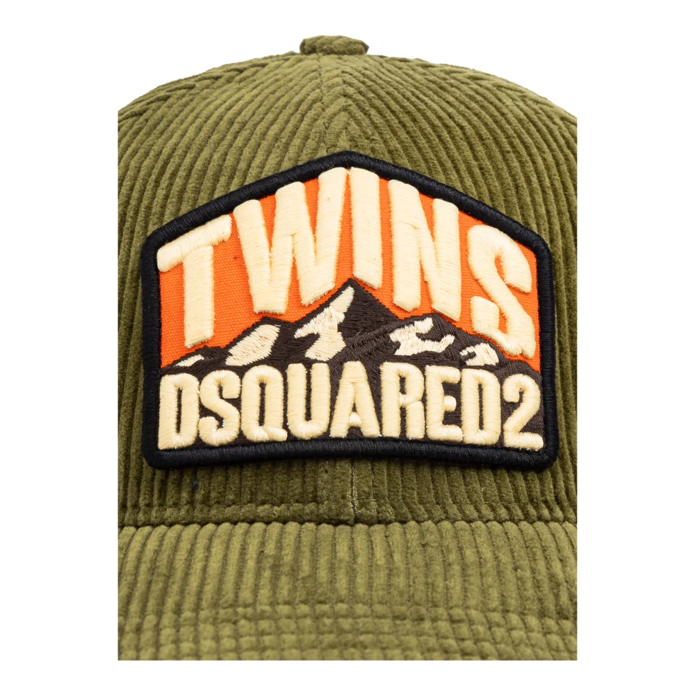Dsquared2 Baseballpet Green Heren