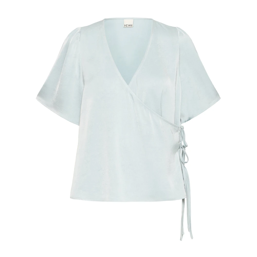 Ichi Women's Blue Blouses, Xl, Abyss Stylish Ms