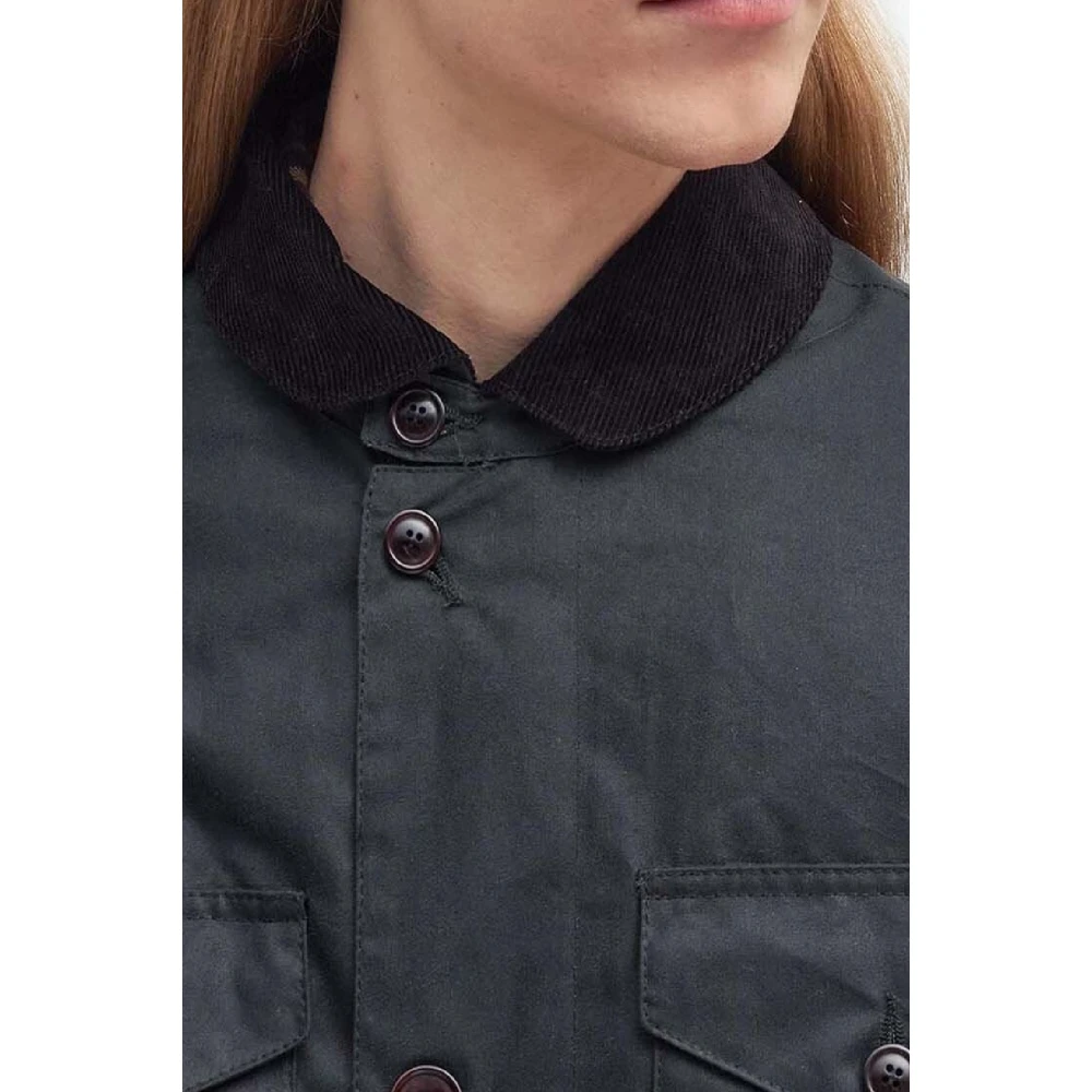 Barbour Klassieke Wax Deck Jas Blue Heren