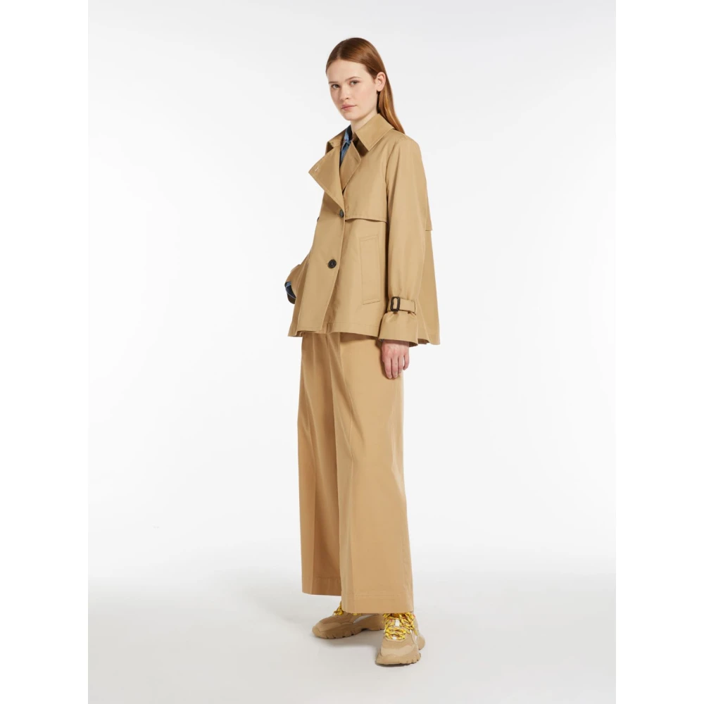 Max Mara Wide Trousers Beige Dames