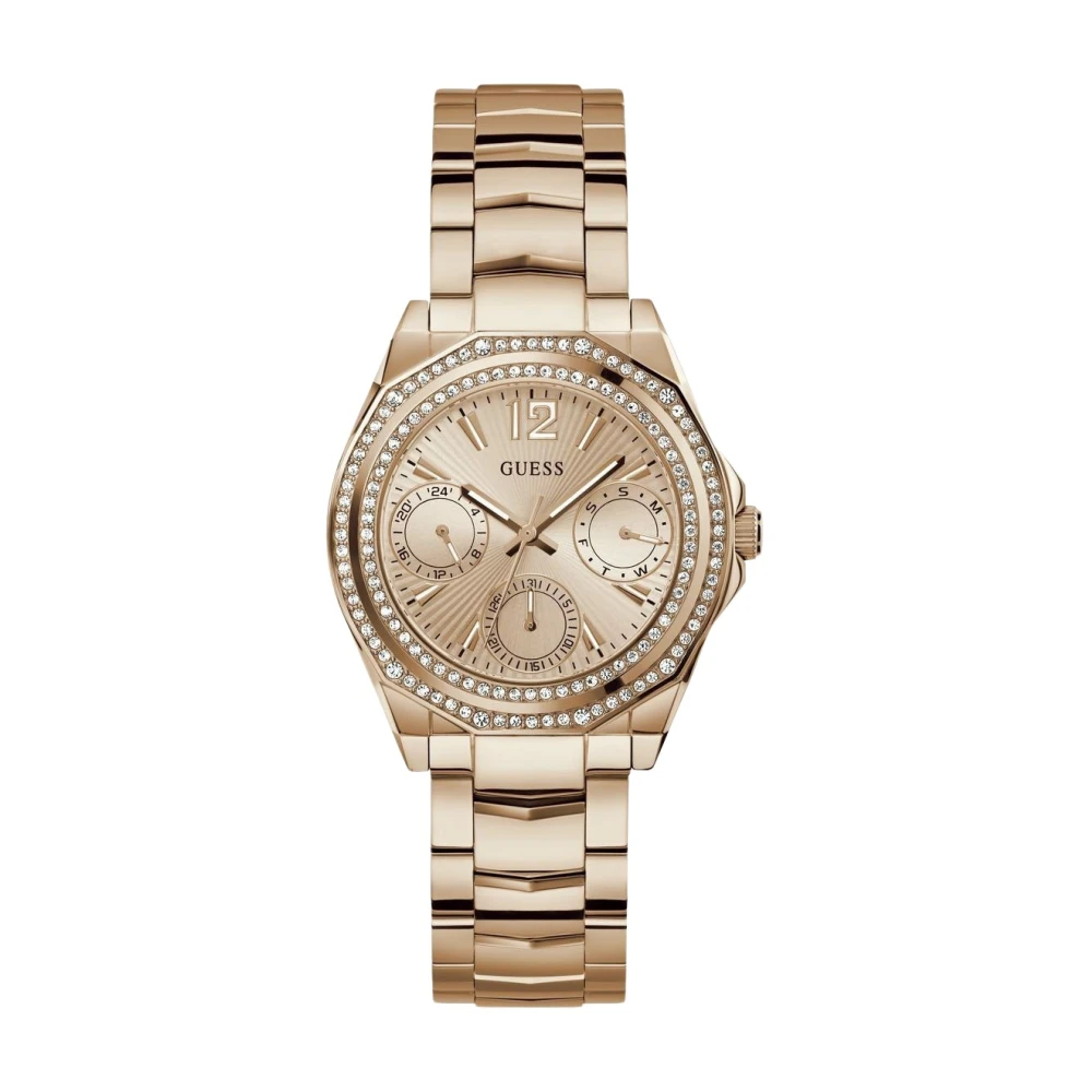 Guess Women's Yellow Watches, One Size, Ritzy Multifunction Watch