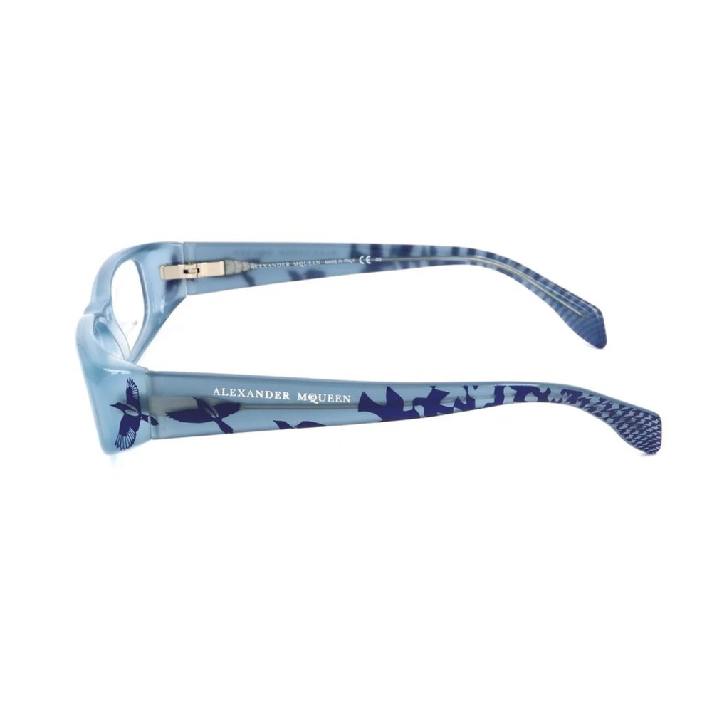 alexander mcqueen Blauw Acetaat Dames Horloge Frame Blue Dames
