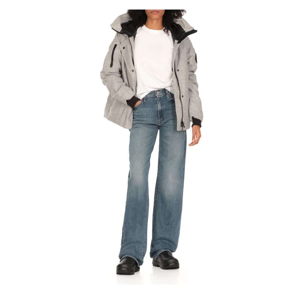 Canada Goose Witte Katoenen T-shirt en Polo White Dames