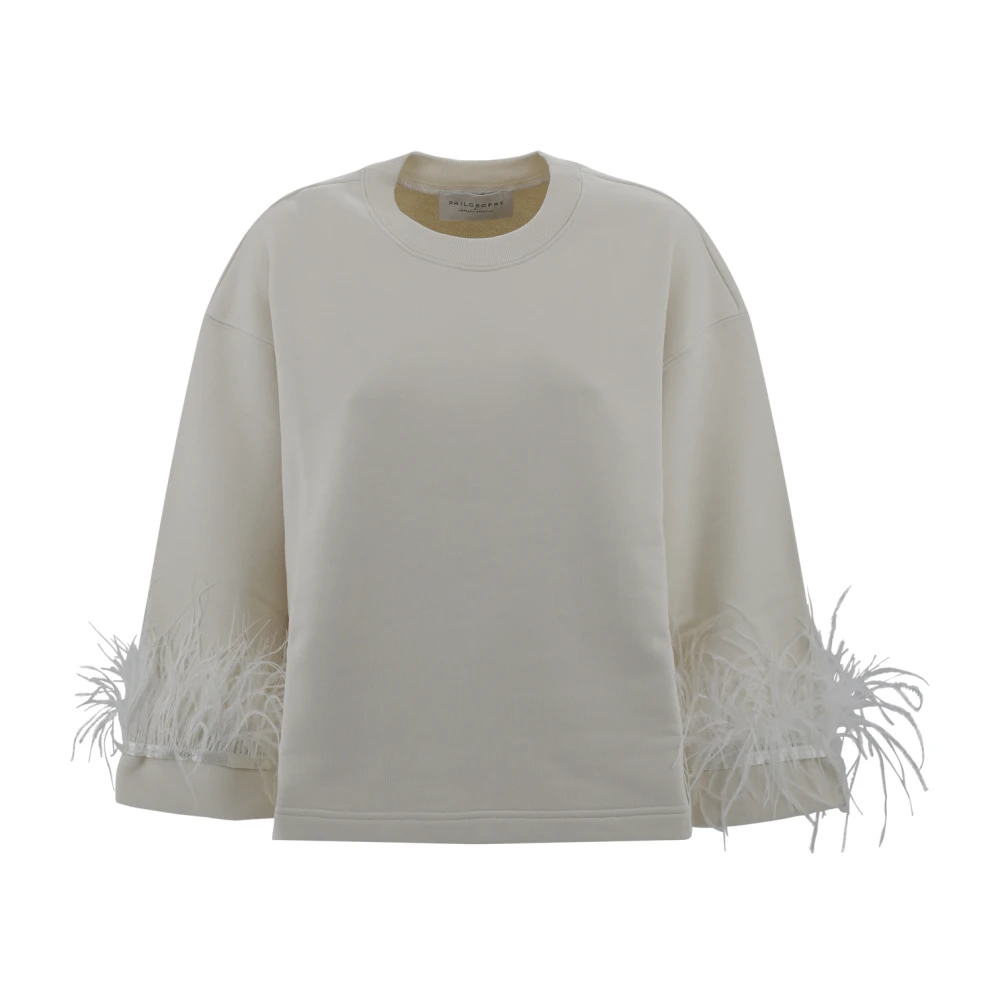 Philosophy di Lorenzo Serafini Witte Sweater Collectie White Dames