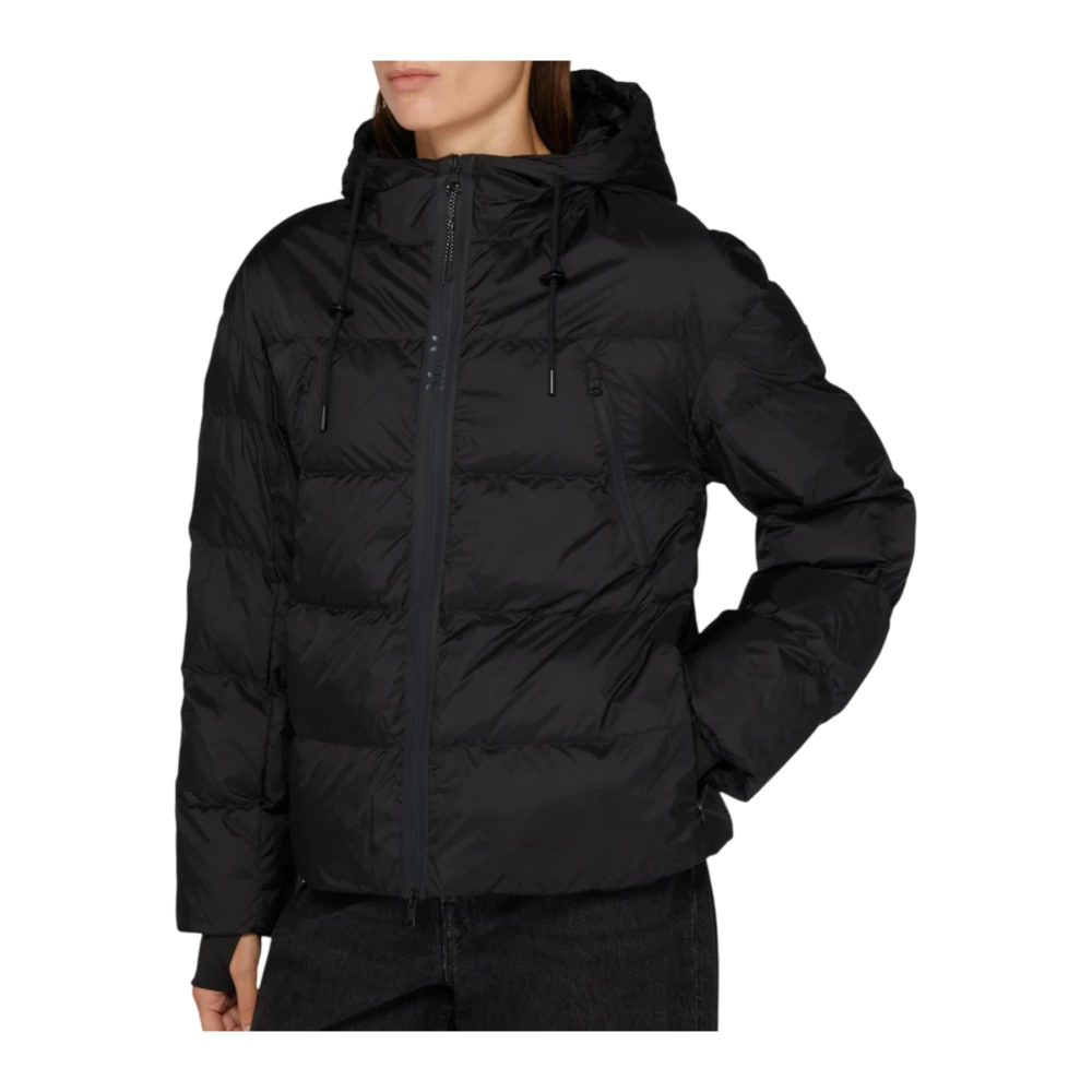 Max Mara Short Puffer Coat Candia Black Dames