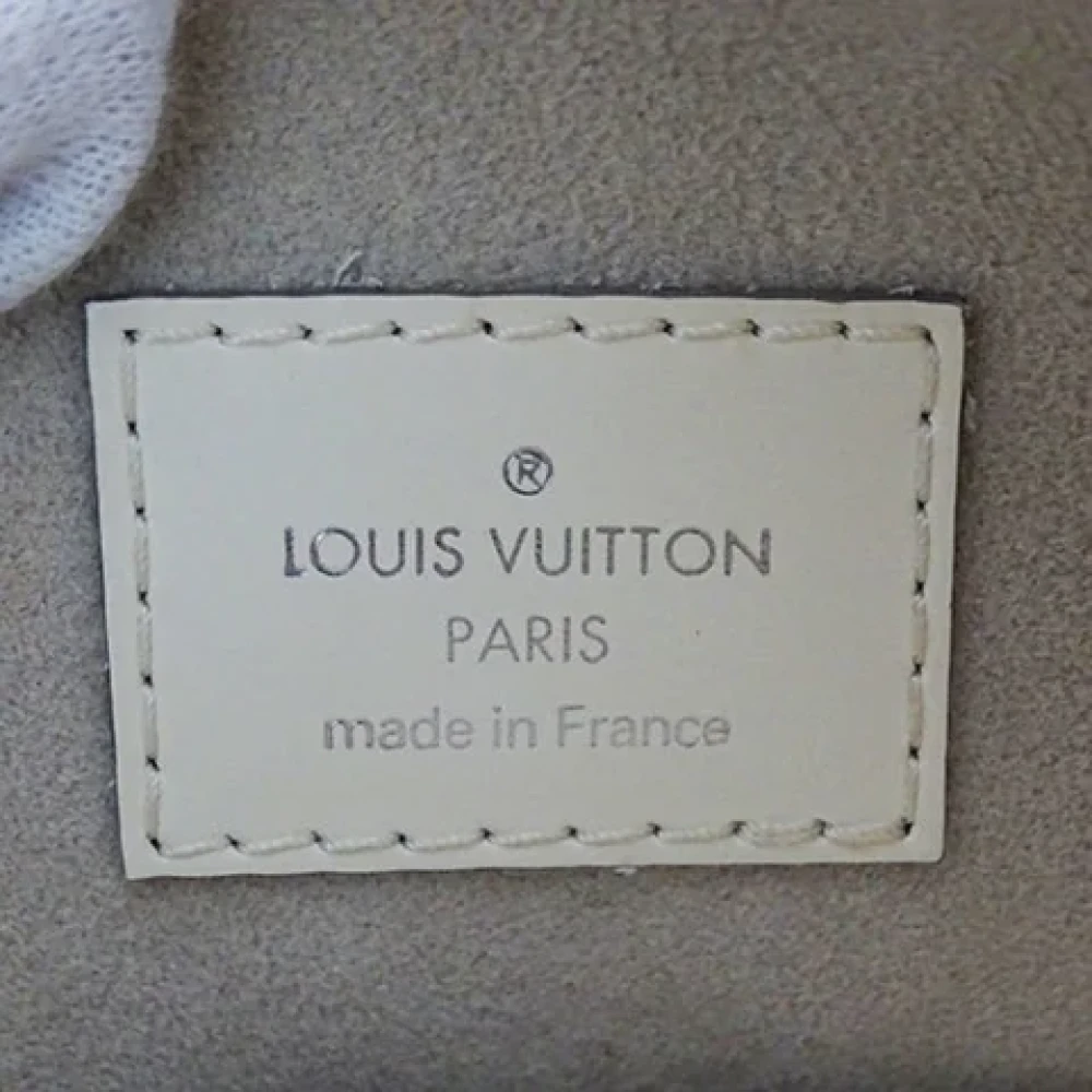 Louis Vuitton Vintage Pre-owned Fabric louis-vuitton-bags White Dames