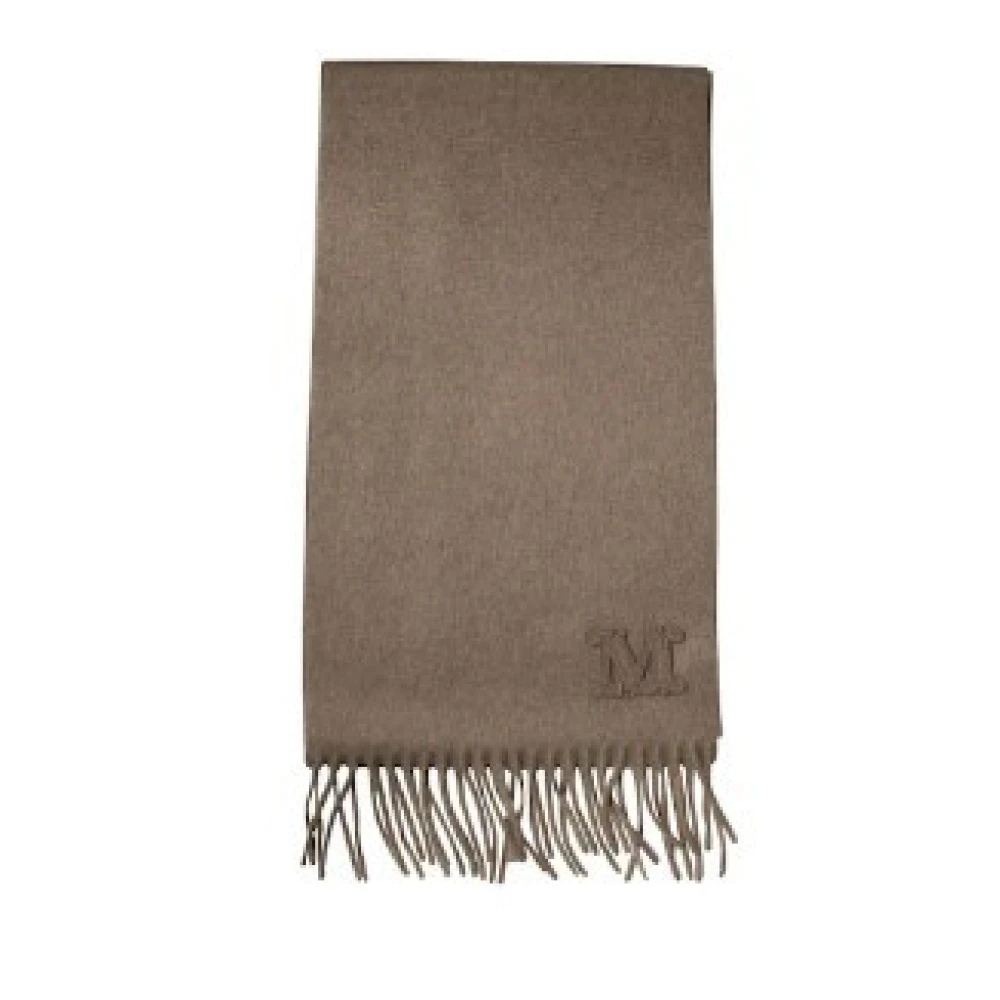 Max Mara Donkere Cacha Sjaal Brown Dames