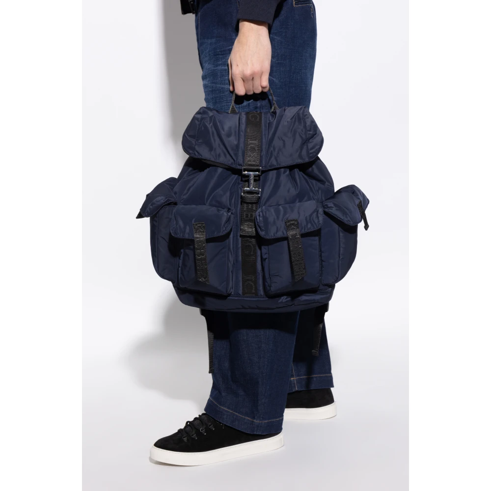 Iceberg Rugzak met logo Blue Heren