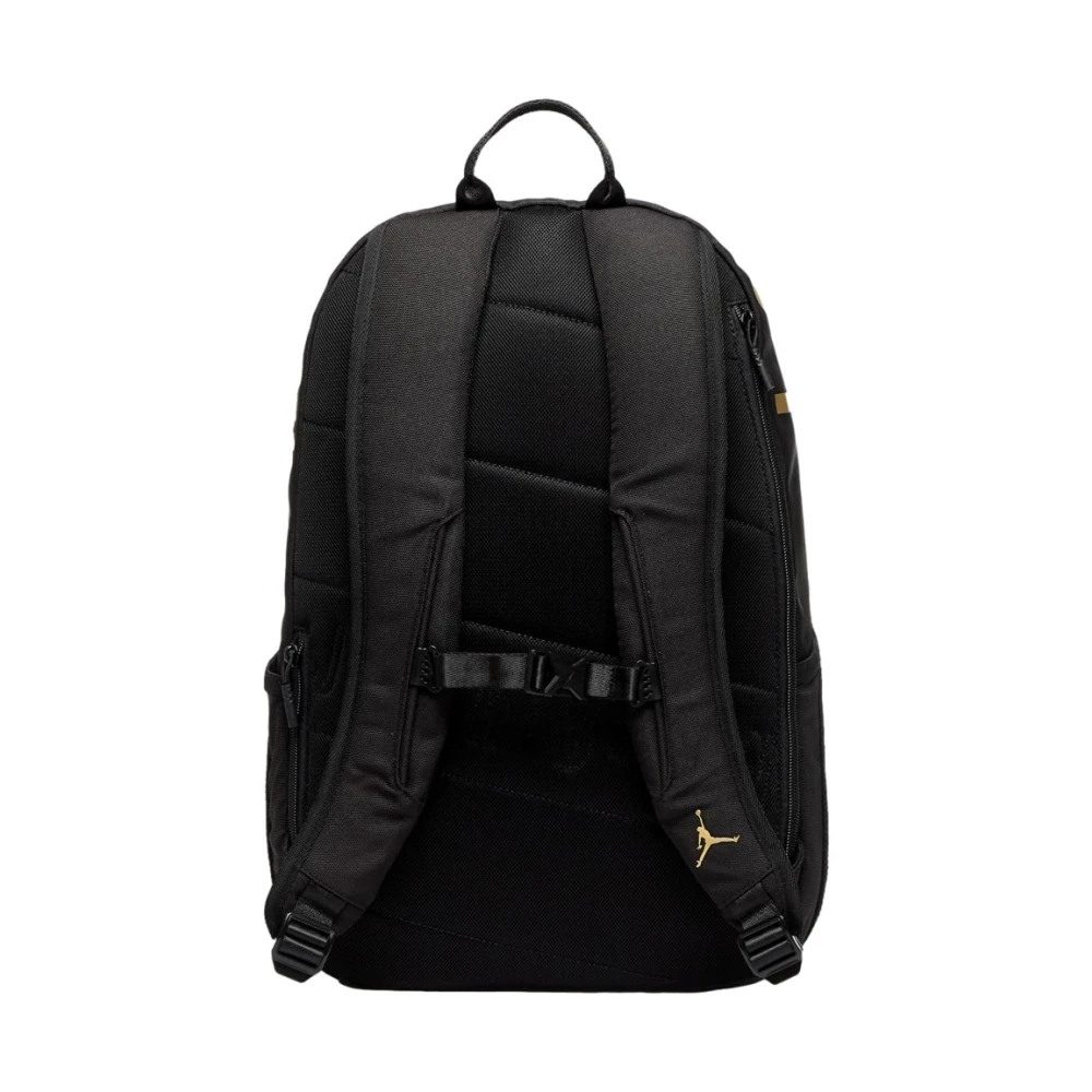 Jordan Zwarte Jersey Footer Rugzak Black Heren