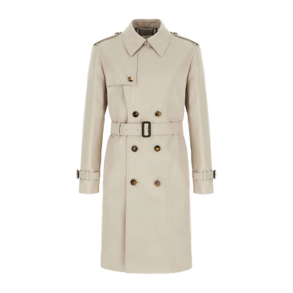 Burberry Stilig Trenchcoat för Män Beige, Herr