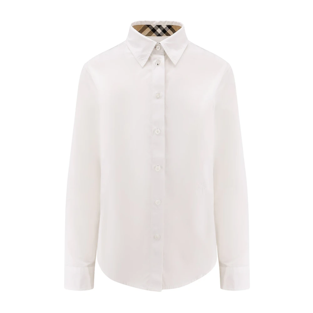 Burberry Donna Bianco Camicette S, New, - Immagine 3