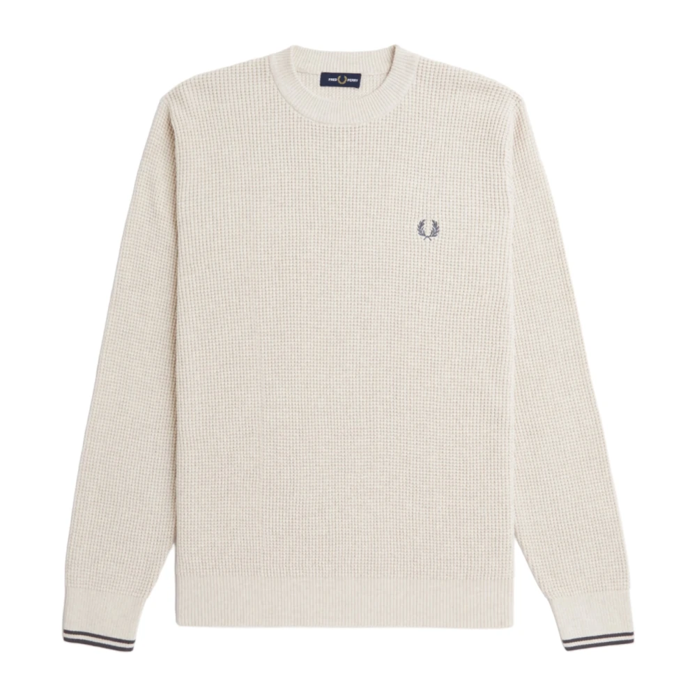 Fred Perry Beige Sweater Collectie Beige Heren