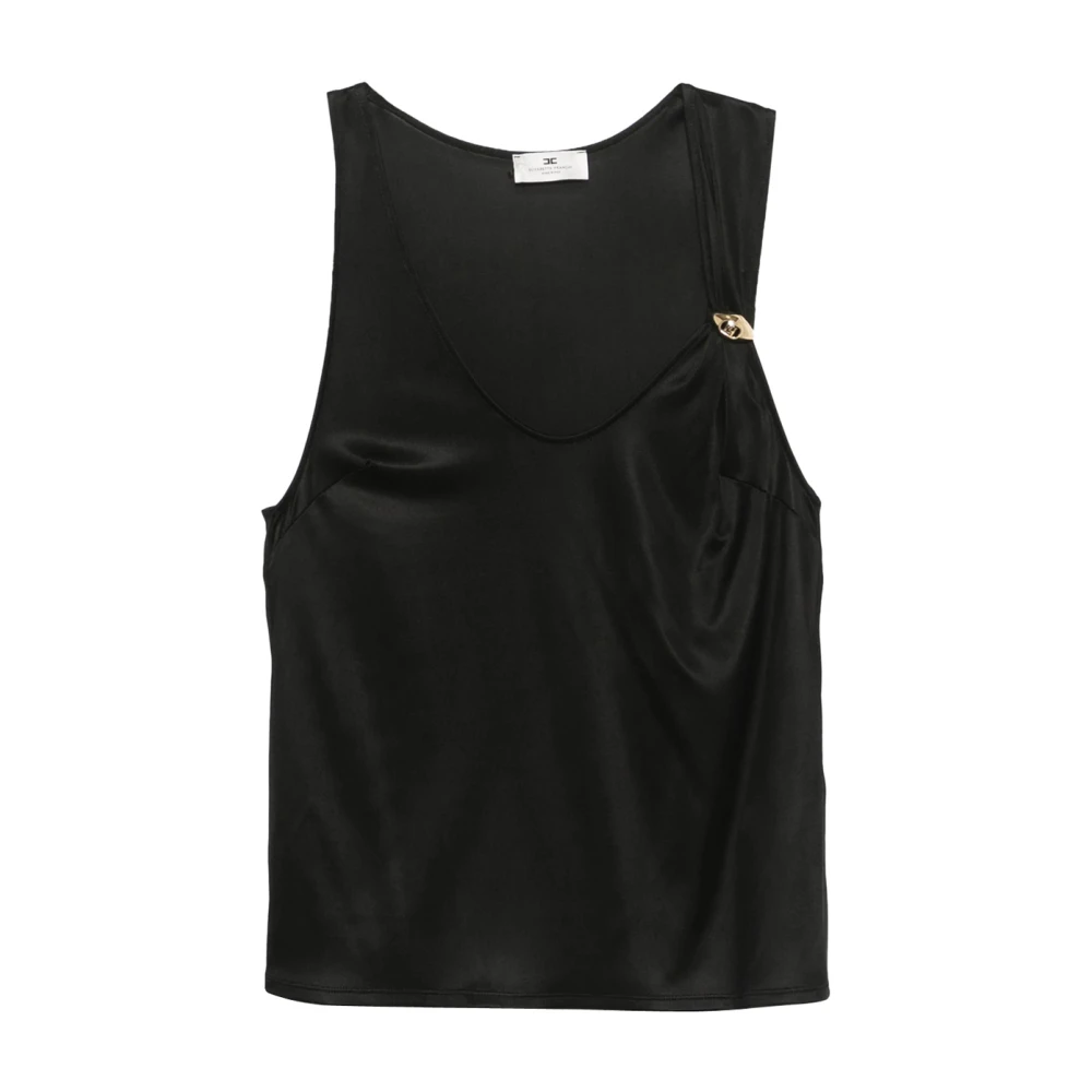 Tops > Sleeveless Tops - - Elisabetta Franchi - Modalova