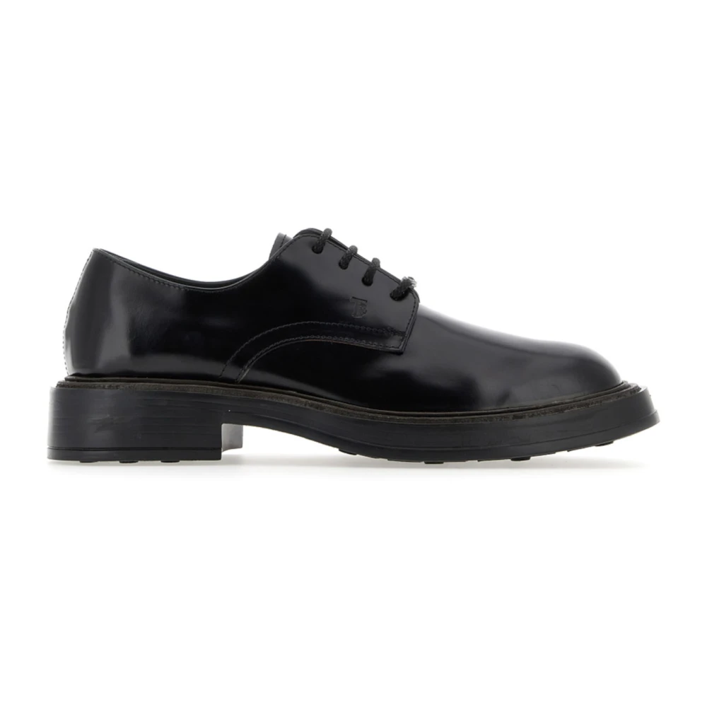 TOD'S Zwarte platte schoenen Black Heren