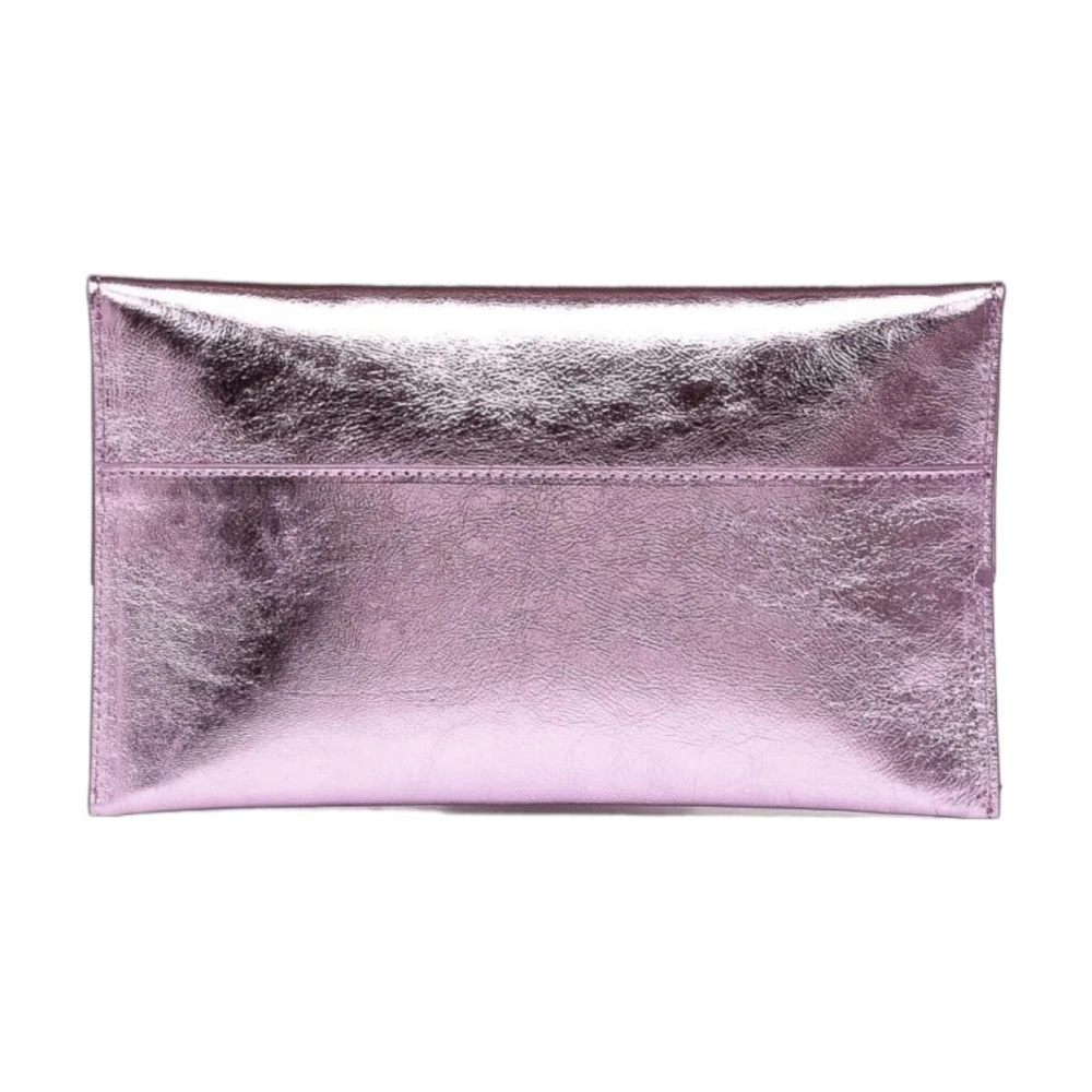 PATRIZIA PEPE Stijlvolle Leren Dames Tas Purple Dames