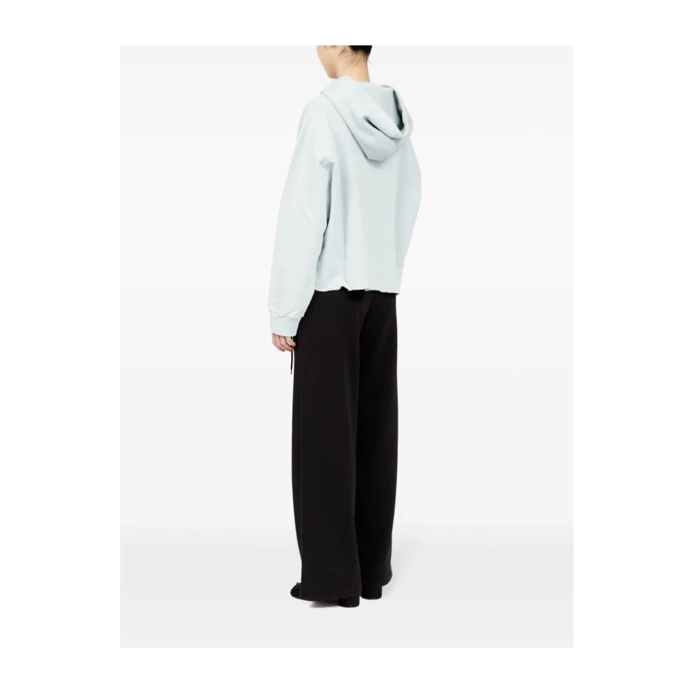 MM6 Maison Margiela Bianco Sweatshirt Damesmode Ss25 Blue Dames