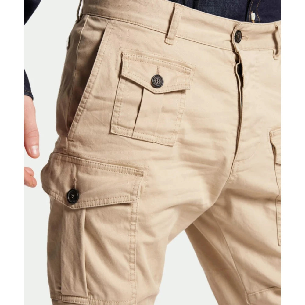 Dsquared2 Cargo Icon Broek Beige Heren