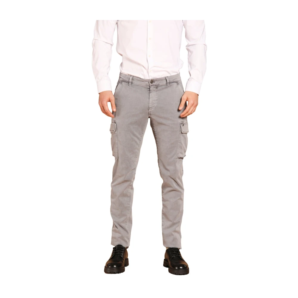 Mason's Cargo broek Chile in keperstof Gray Heren