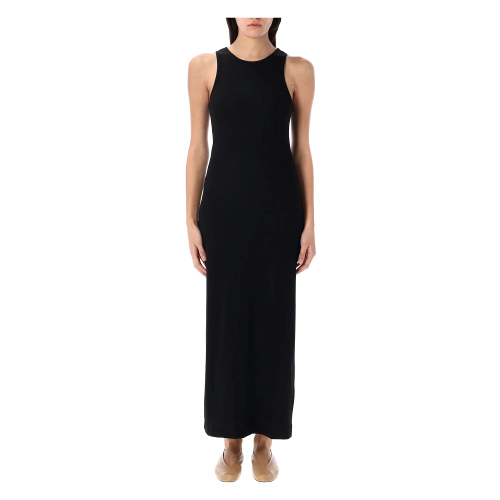 By Malene Birger Zwarte Maxi Jurk Mouwloos Katoen By Herenne Birger Black Dames