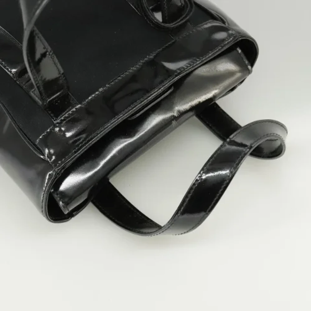 Gucci Vintage Pre-owned Coated canvas handbags Black Dames