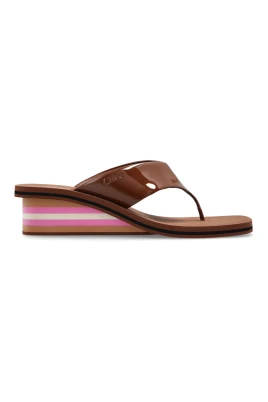Wedge Heel Slides Swimming Cool