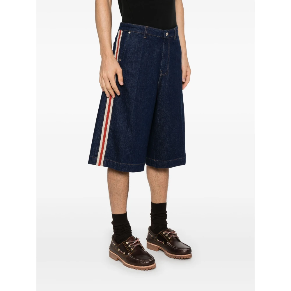 Wales Bonner Denim Shorts Blue Heren