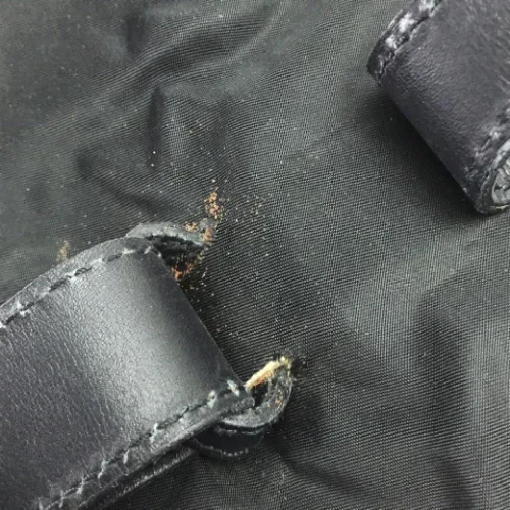 Prada Vintage Pre-owned Leather prada-bags Black Dames