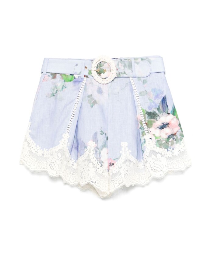 everley-lace-trim-tuck-shorts