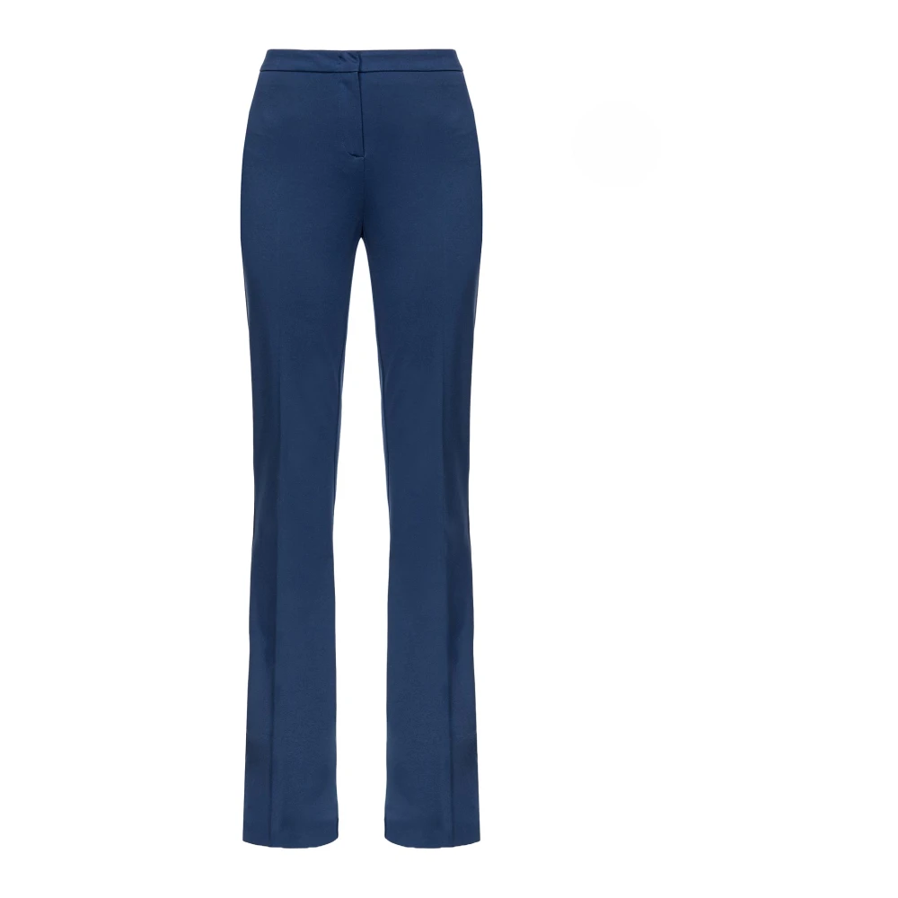Pinko Women's Blue Hulka Trousers - Wide Trousers - Xl - Trousers