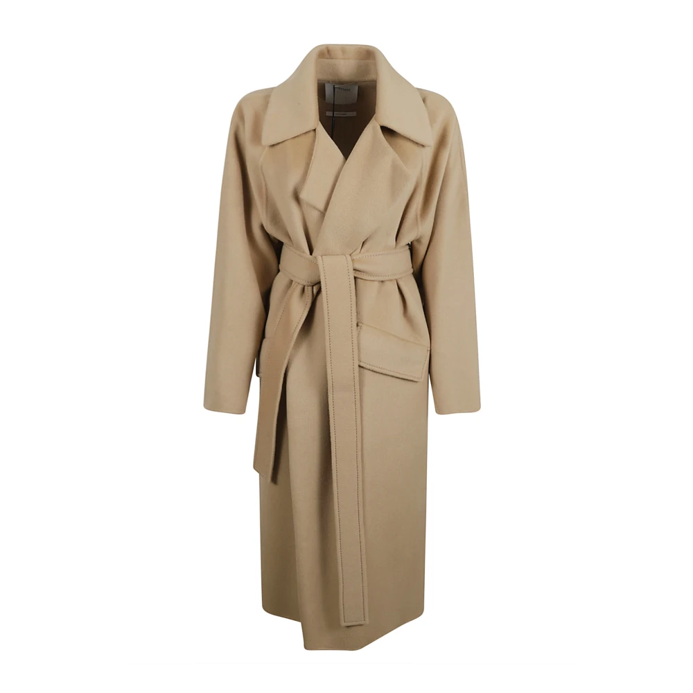 SPORTMAX Beige Orense Jas Beige Dames
