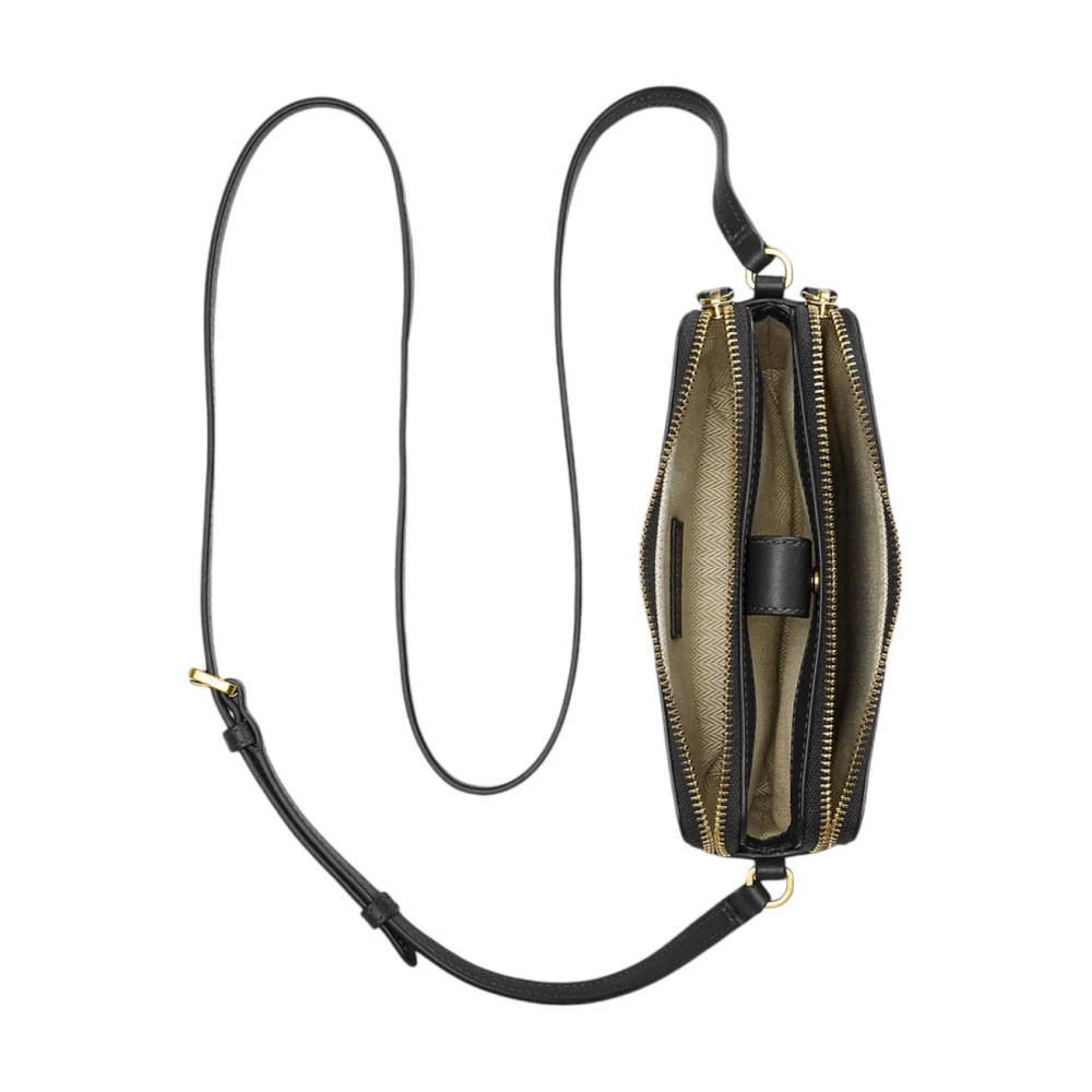 Ralph Lauren Dames Schoudertas Leer Stijlvol Model Black Dames