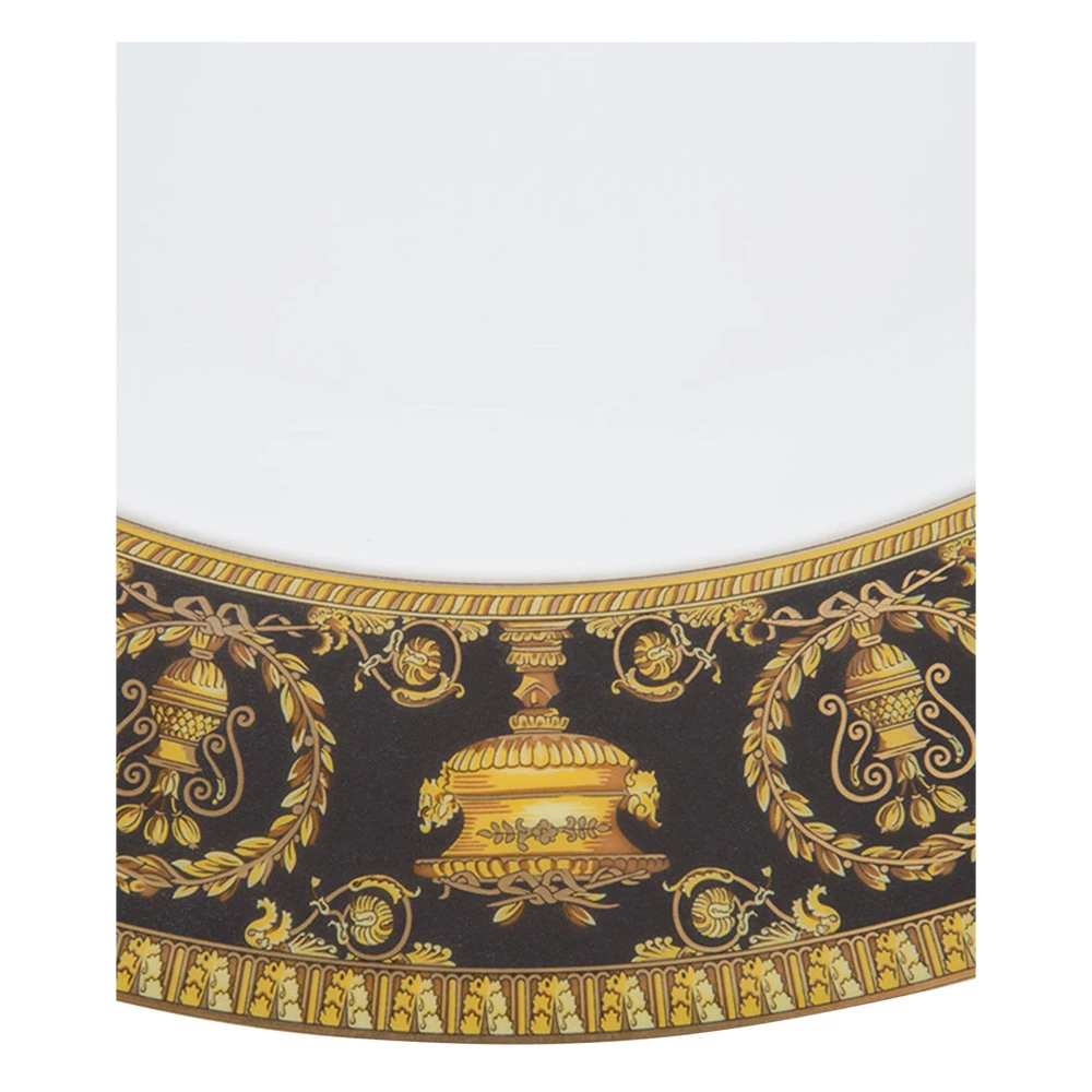 Versace Barok Zwart Diep Bord Multicolor Unisex