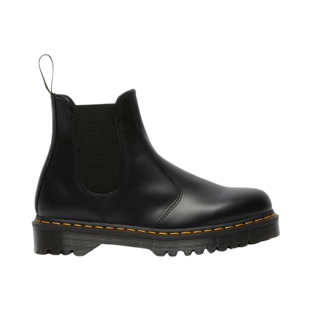 Dr. Martens Chelsea Läderstövlar Slät Finish Black, Dam