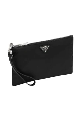 Triangle-logo Re-Nylon Pouch