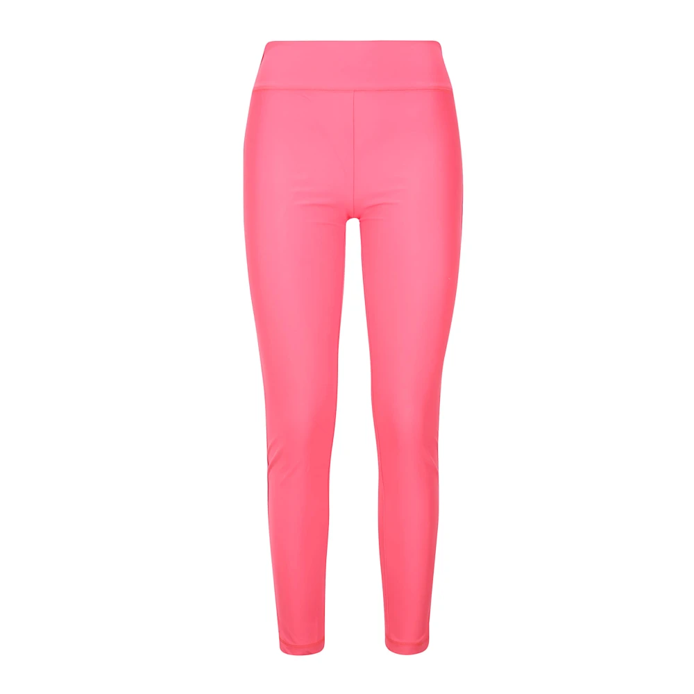 Versace Jeans Couture Stijlvolle Side Tape Jeggings Pink Dames