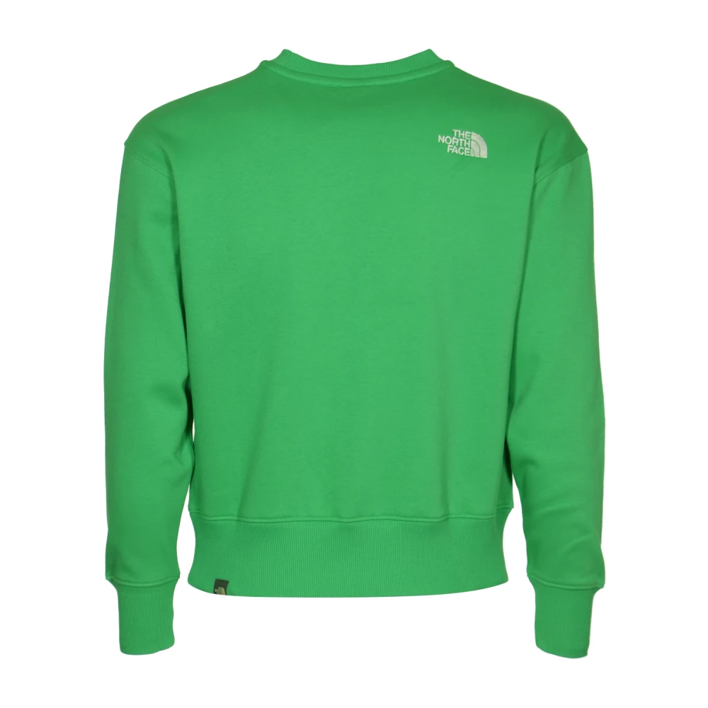 The North Face Essential Crew Sweaters Green Heren