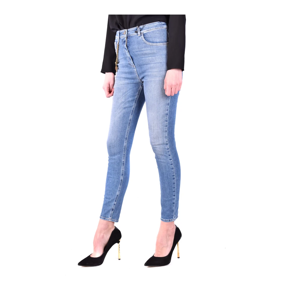 Elisabetta Franchi Blauwe Jeans Ss20 Blue Dames