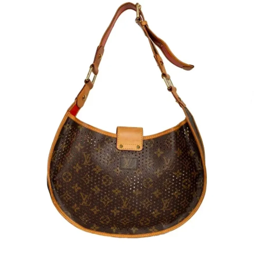 Louis Vuitton Vintage Pre-owned Suede louis-vuitton-bags Brown Dames