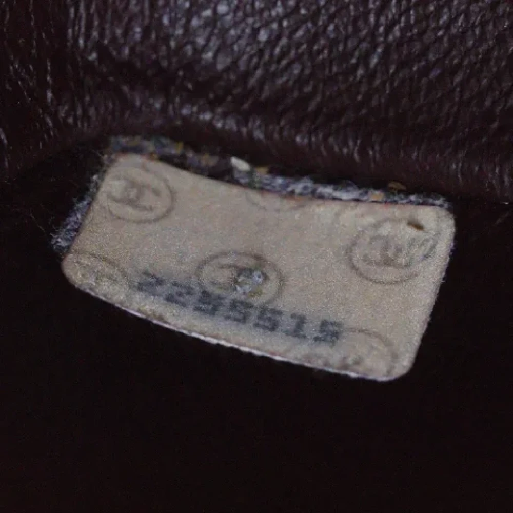Chanel Vintage Pre-owned Leather shoulder-bags Black Dames