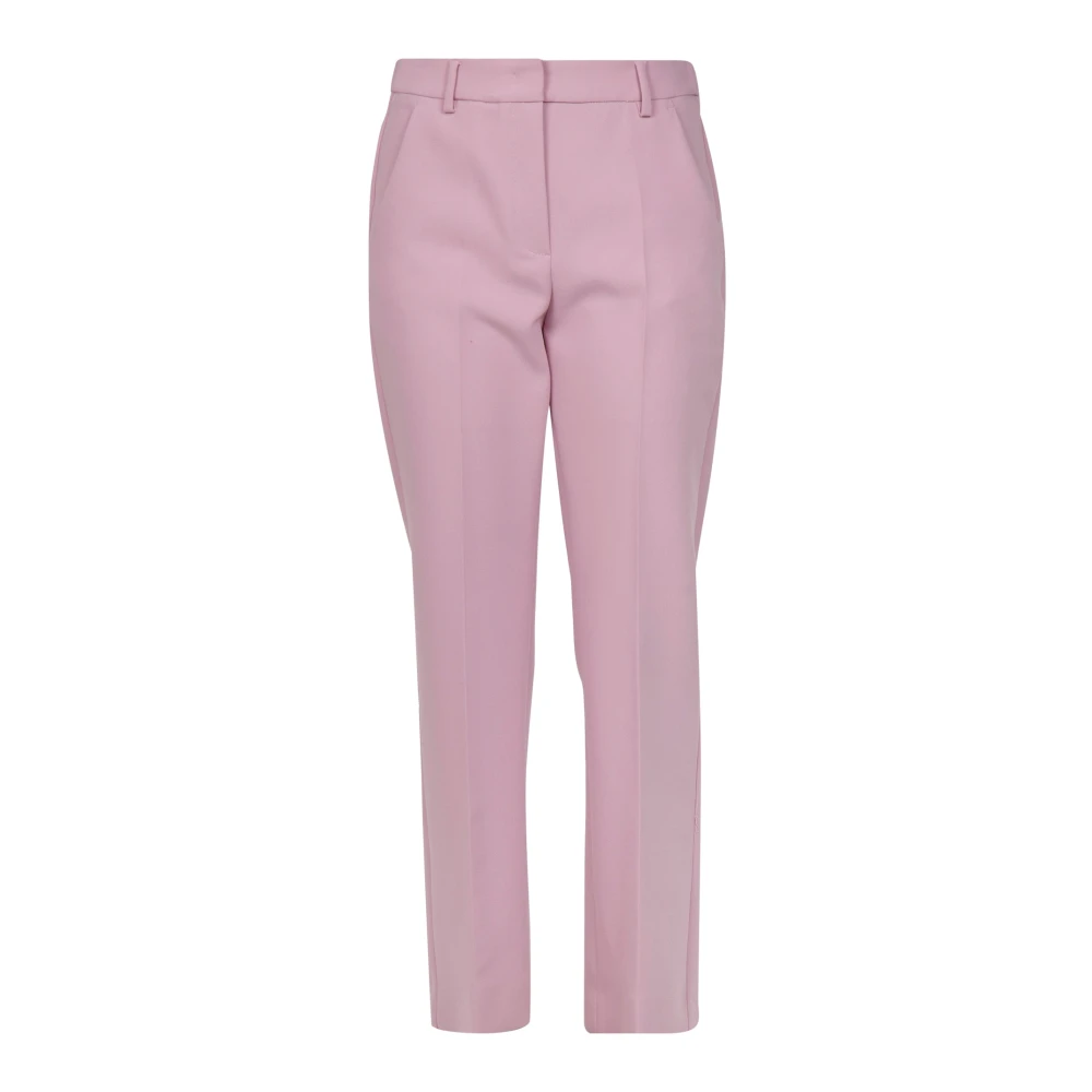 Max Mara Weekend Rechte pijp stretch stoffen broek Pink Dames
