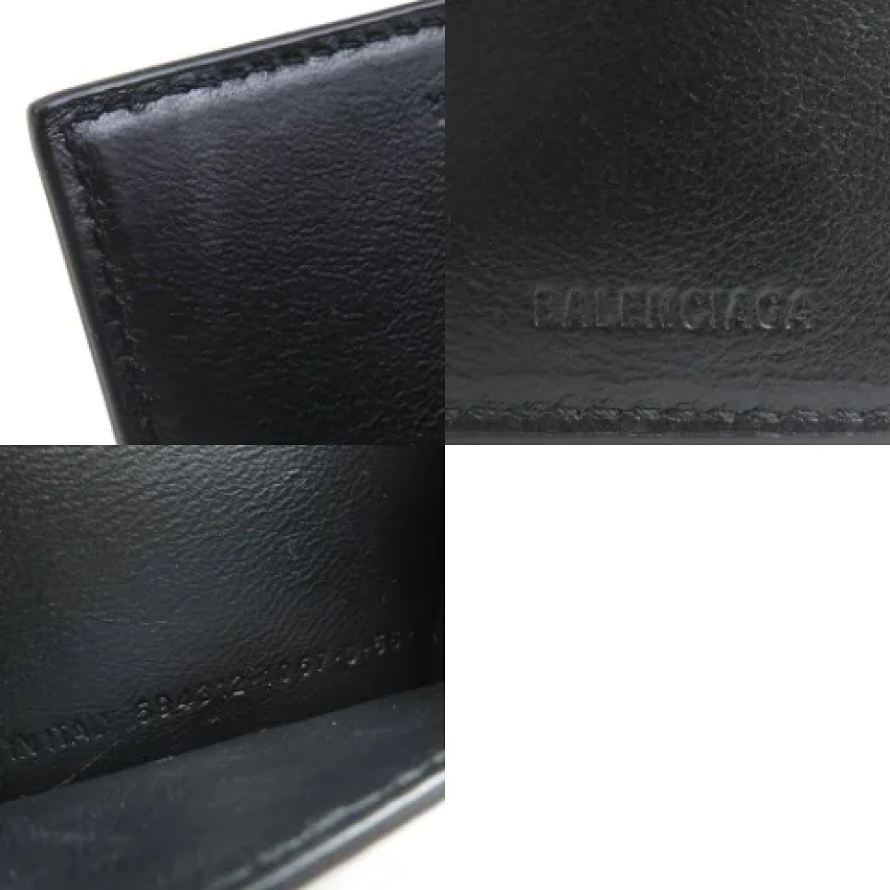 Balenciaga Vintage Pre-owned Leather wallets Black Unisex