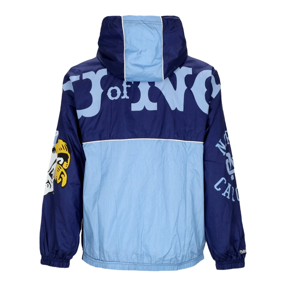 Mitchell & Ness North Carolina Tar Heels Windbreaker Blue Heren