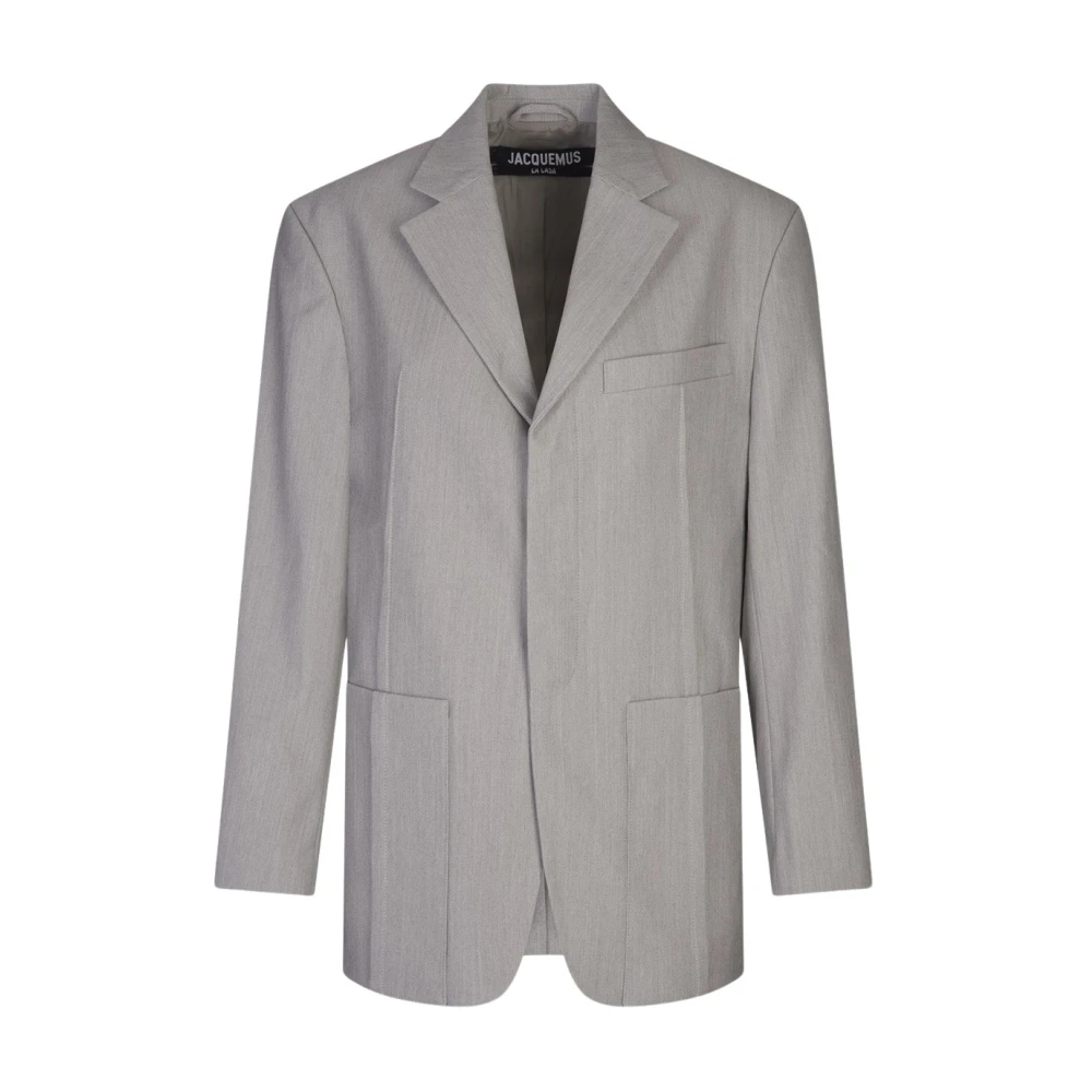 Jacquemus Klassieke herenjas Gray Dames