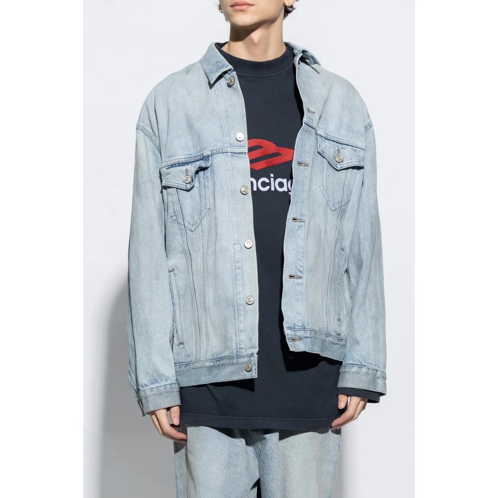 Balenciaga Spijkerjasje Blue Heren