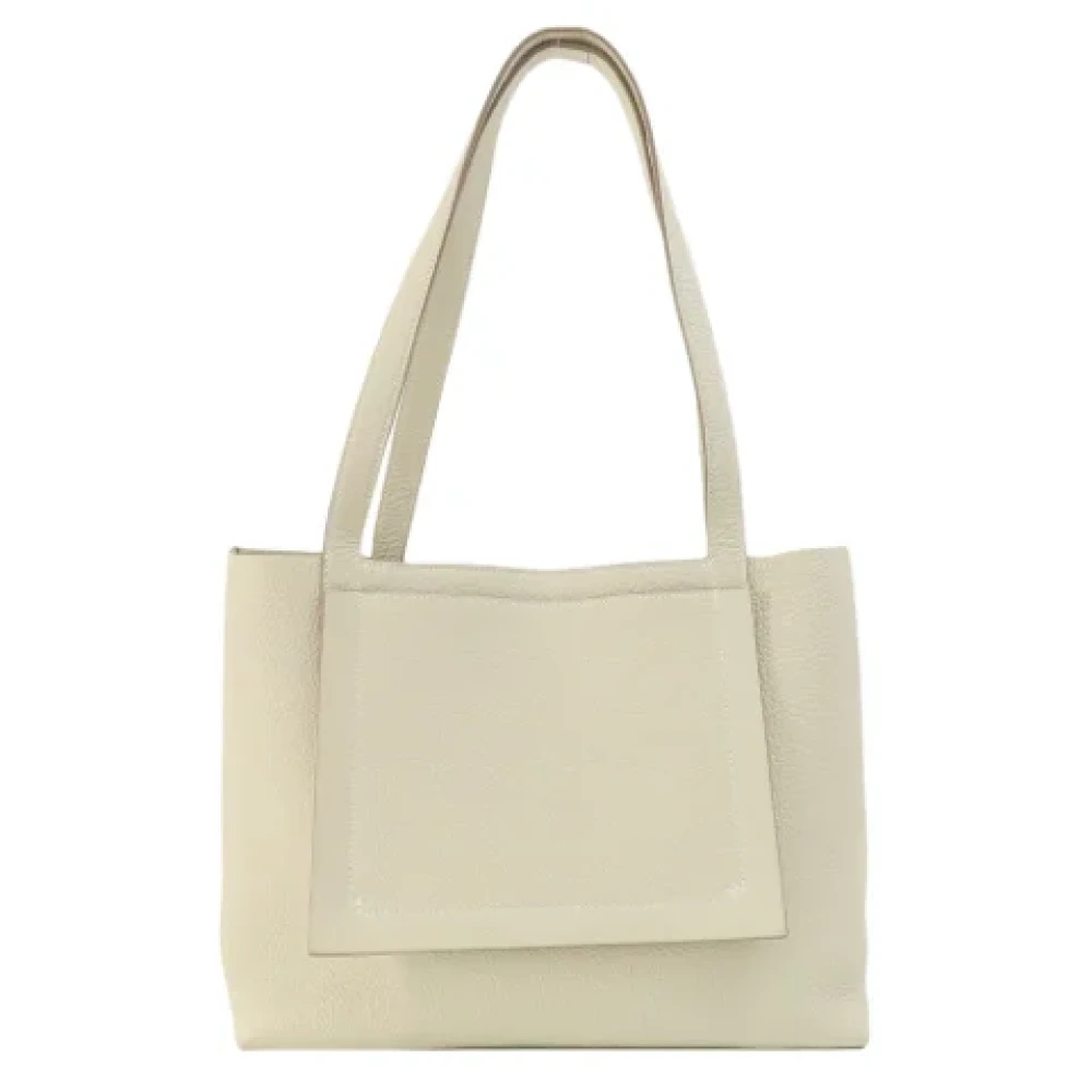 Hermès Vintage Pre-owned Fabric totes Beige Dames