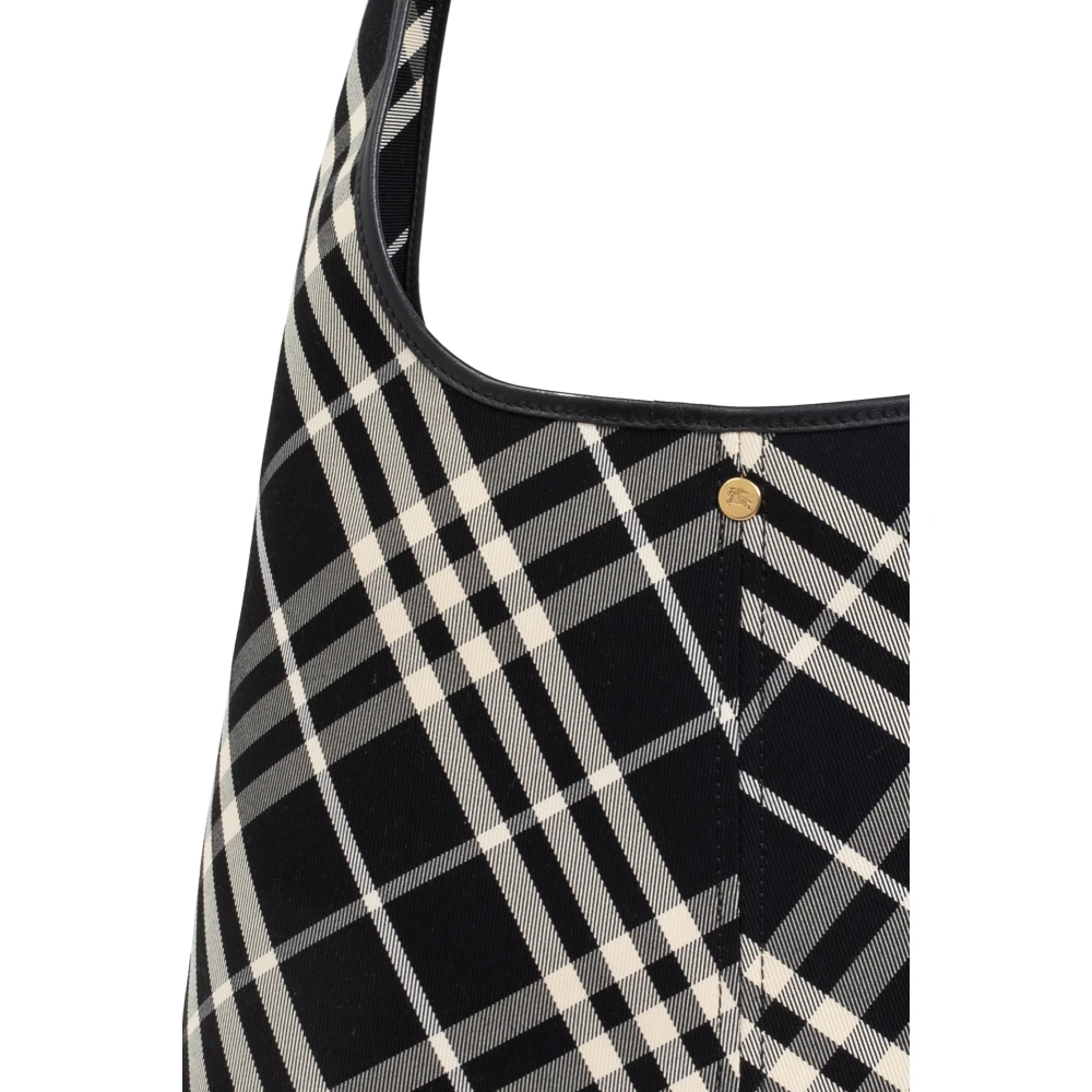 Burberry Ruitpatroon schoudertas Black Dames