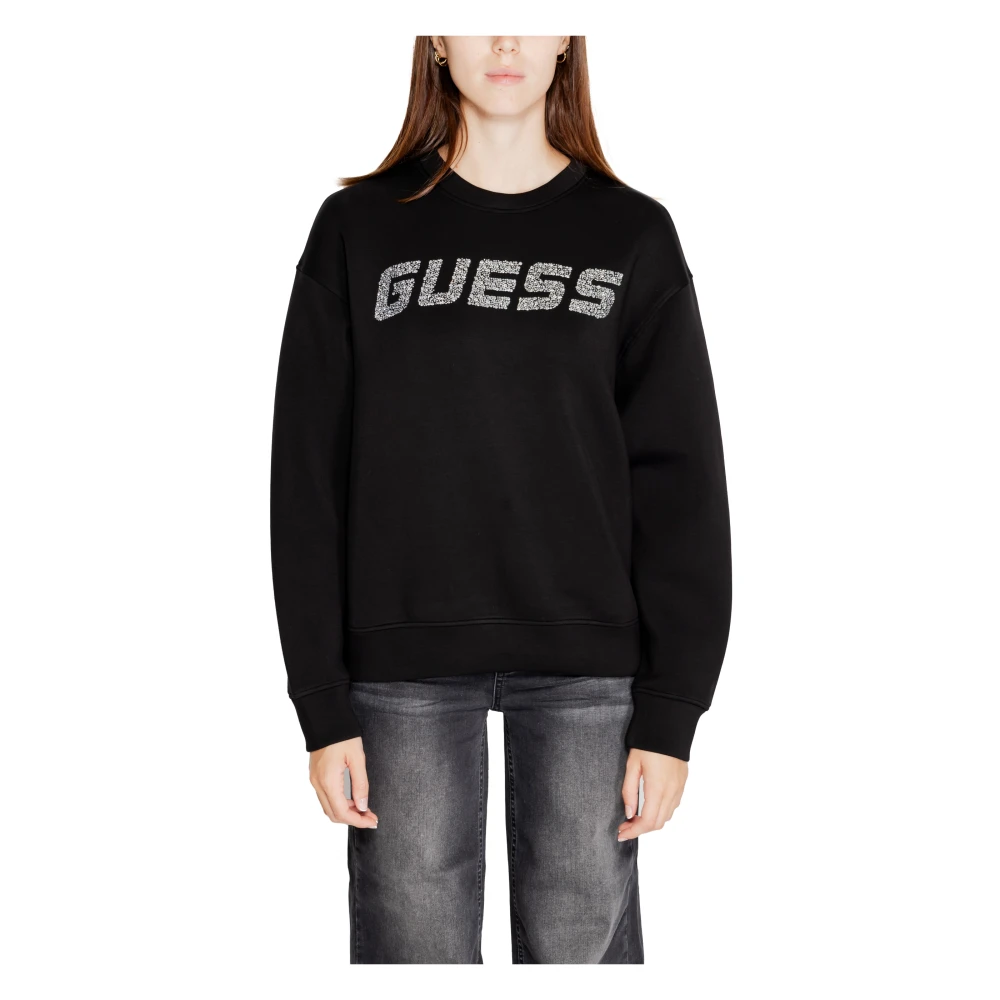 Guess Herfst Winter Dames Sweatshirt Cecilia Black Dames